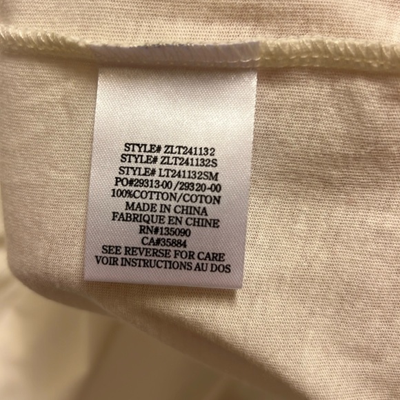 Z Supply Luv U Tee for Valentine’s Day - Vanilla Ice - L - Picture 8 of 9